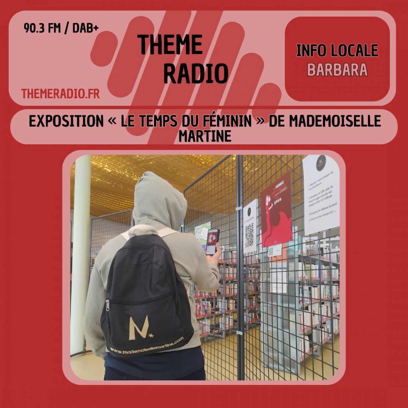 Exposition « Le Temps du féminin » de Mademoiselle Martine