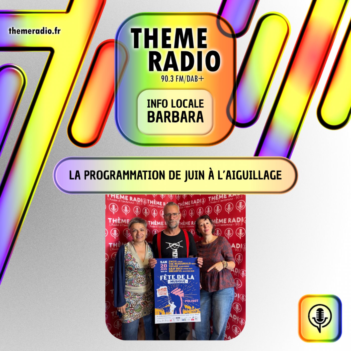La programmation de juin à l’Aiguillage