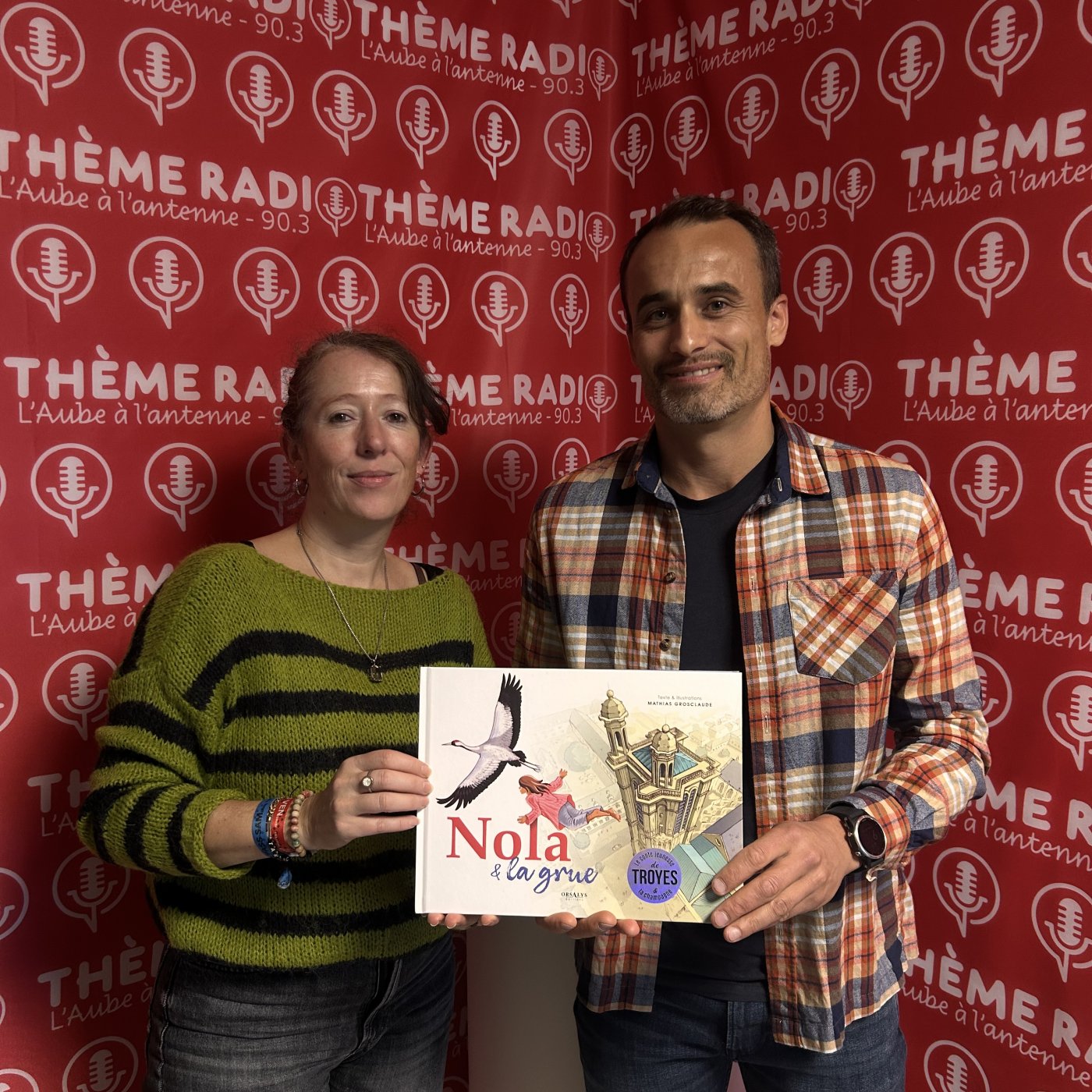 Nola et la grue de Mathias Grosclaude